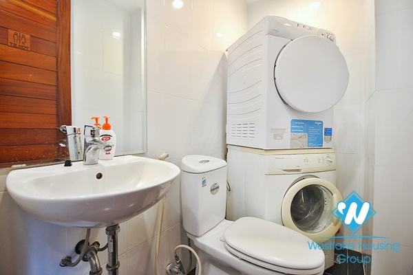 Spacious 03 bedrooms apartment with lakeview for rent in Quang Khanh street, Tay Ho district.
