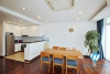 Spacious 03 bedrooms apartment with lakeview for rent in Quang Khanh street, Tay Ho district.