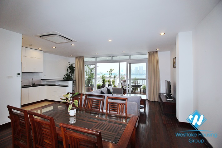 High-end and lake view 2 bedroms apartment for rent in Quang Khanh, Tay Ho