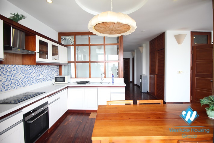 Lake view apartment with balcony for rent on Quang Khanh, Tay Ho