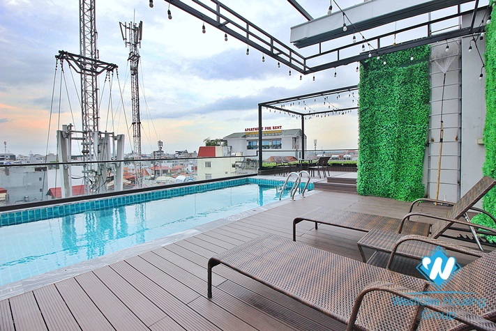 A cutie 2 bedrooms apartment for rent in Nghi Tam st, Tay Ho
