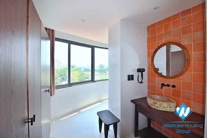 Bright apartment with nice view for rent in Tay Ho District 