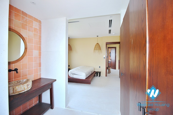 Bright apartment with nice view for rent in Tay Ho District 