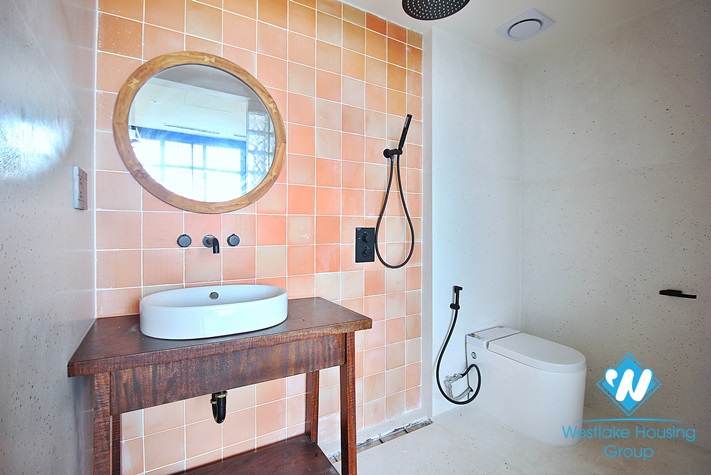 Bright apartment with nice view for rent in Tay Ho District 