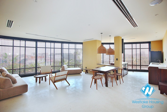 Bright apartment with nice view for rent in Tay Ho District 