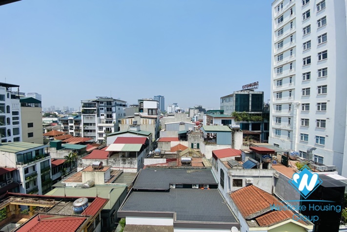 Studio bright apartment for rent in Kim Ma st , Ba Dinh street.