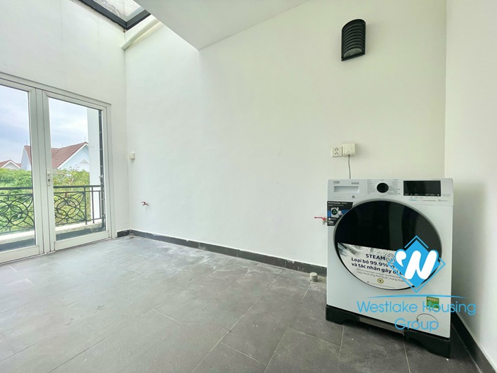 Hoa Sua duplex villa in Vinhomes Riverside urban area for rent.