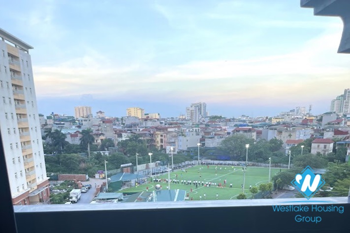 A beautiful 3 bedroom apartment for rent in Nguyen Van Huyen st, Cau Giay district.