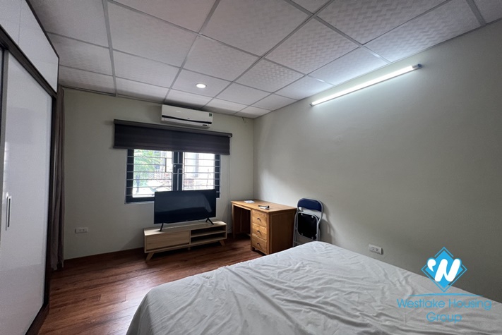 Nice apartment with full furnished for rent in Ngoc Khanh Lake, Ba Dinh