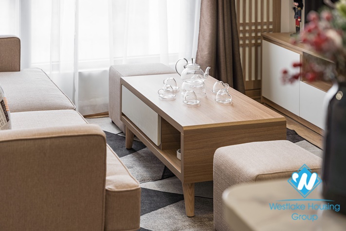 Nice one bedroom  apartment for rent in Kim Ma st, Ba Dinh district.