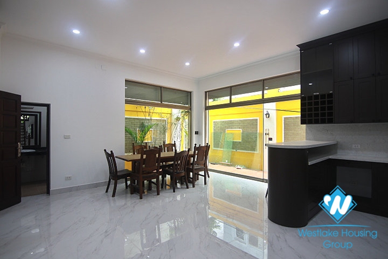 Garden villa for rent in area D Ciputra next to UNIS, Hanoi.