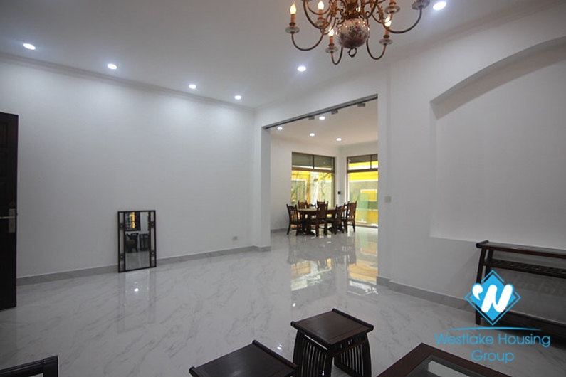 Garden villa for rent in area D Ciputra next to UNIS, Hanoi.