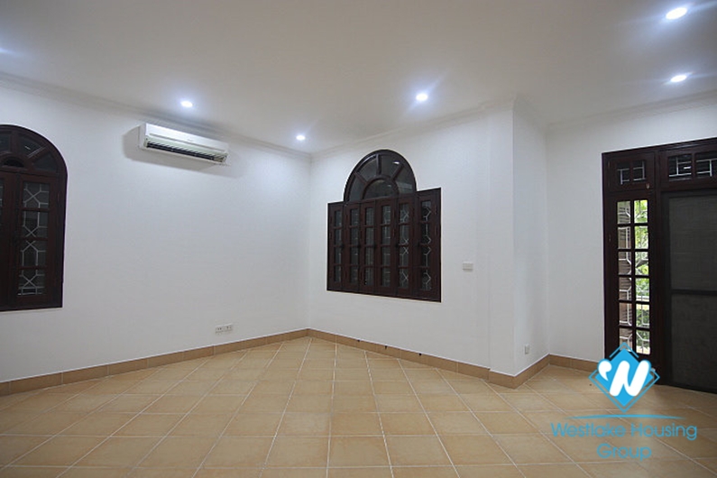 Garden villa for rent in area D Ciputra next to UNIS, Hanoi.