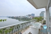 Lake view and brand new 2beds apartment for rent in Xuan Dieu, Tay Ho