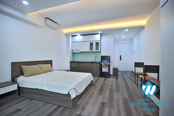 An affordable studio apartment for rent in To ngoc van