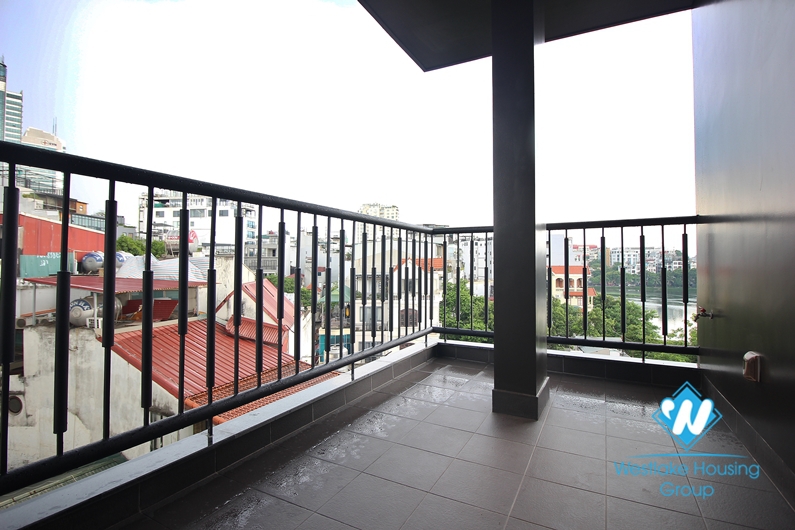 Morden and bright 02 bedroom apartment for rent in Truc Bach area, Ba Dinh, Hanoi