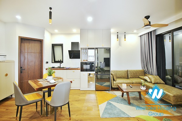 Beautiful and modern 1 bedroom apartment for rent in Tay Ho, Ha Noi