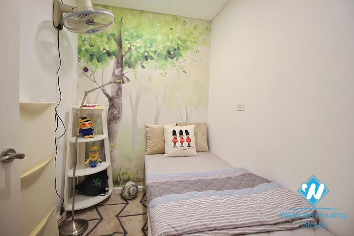 A charming 2+ bedrooms apartment for rent in D'Leroi Soleil buidling, Xuan Dieu, Tay Ho