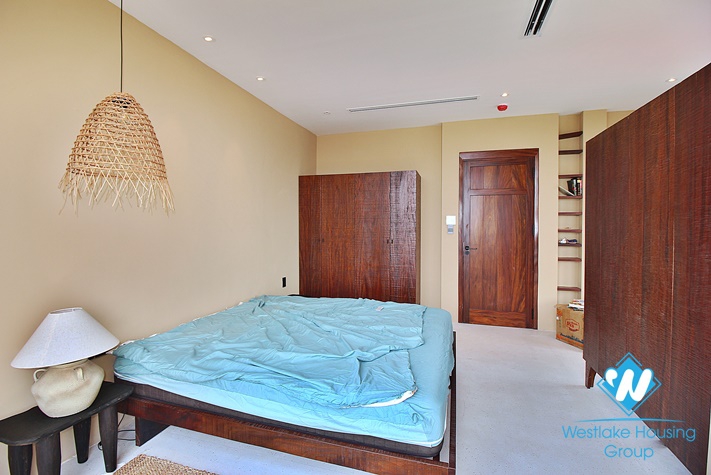 Duplex apartment with swimming pool for rent in Tay Ho district 