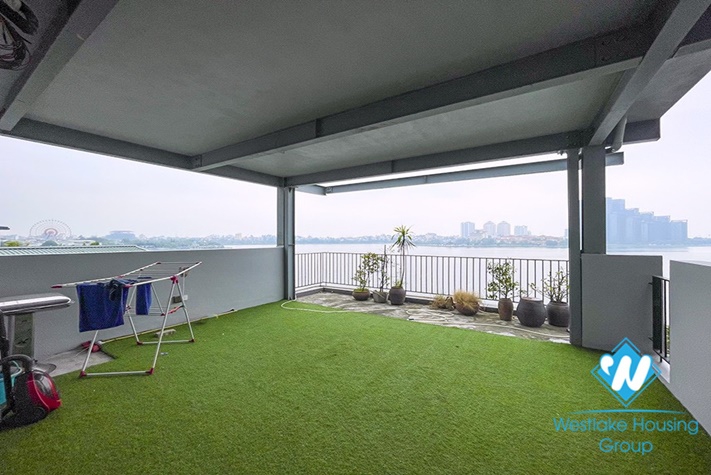Duplex two bedroom modern for rent in Nhat Chieu st, Tay Ho district.