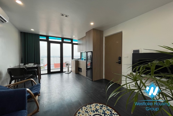 A brand new and bright 1 bedroom apartment for rent in Xuan Dieu, Tay Ho