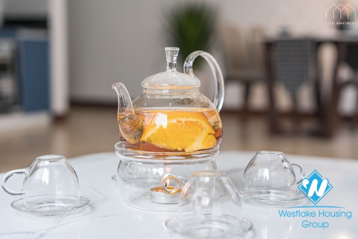 Modern one bedroom apartment for rent in Kim Ma st, Ba Dinh district .