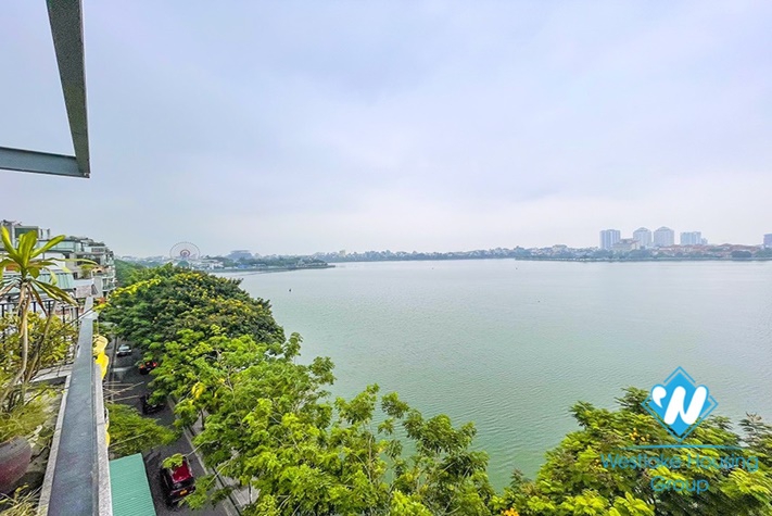 Duplex two bedroom modern for rent in Nhat Chieu st, Tay Ho district.