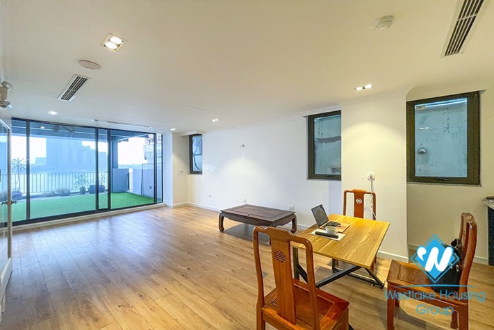 Duplex two bedroom modern for rent in Nhat Chieu st, Tay Ho district.