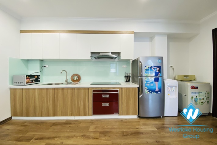 Fully furnished one bedroom apartment for rent in Kim Ma st, Ba Dinh district.