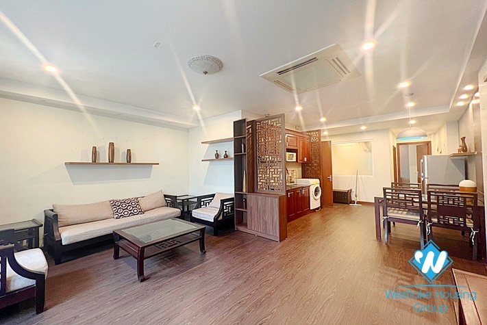 Nice and cheap 1 bedroom apartment for rent in Truc bach, Ha noi