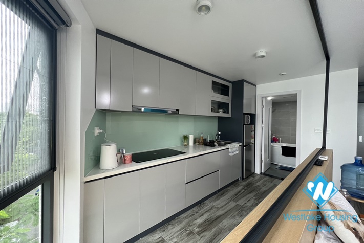 Studio lake view apartment for rent in Vu Mien st, Tay Ho district.