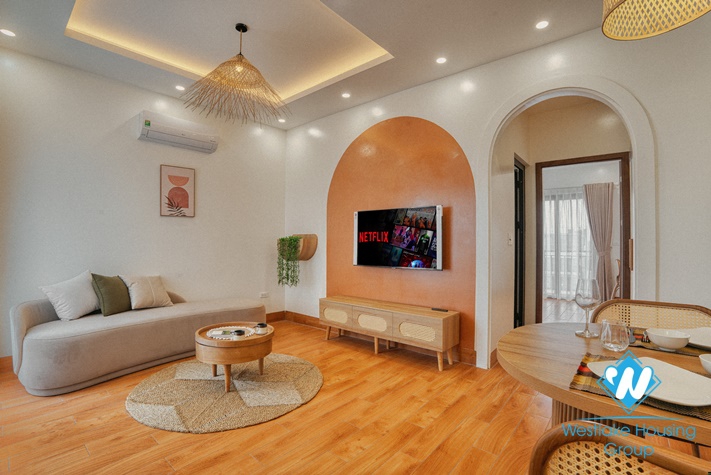 Nice deisgn apartment with lake view for rent in Vu Mien st (Yen Phu Village) Tay Ho District 