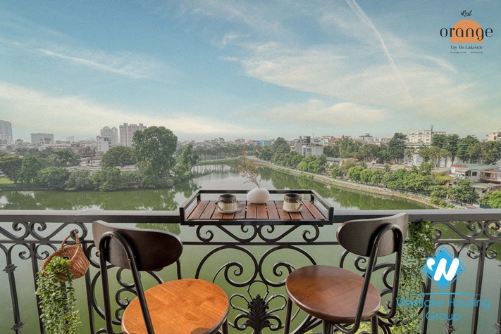 Nice deisgn apartment with lake view for rent in Vu Mien st (Yen Phu Village) Tay Ho District 