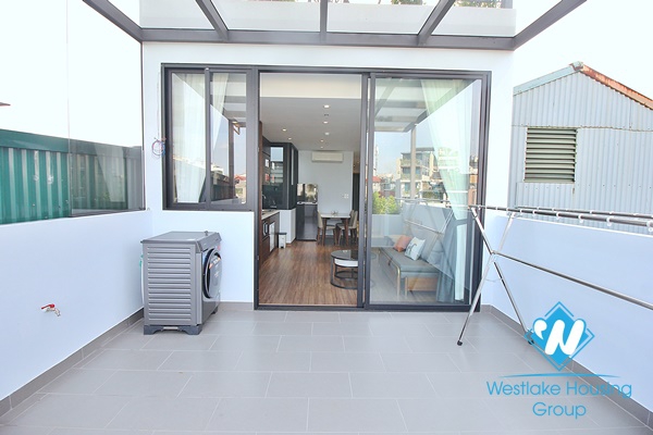 Brand new 1 bedroom apartment with big balcony in Tay ho, Hanoi