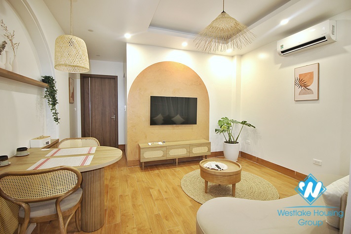 Lake view and brand new 1 bedroom apartment for rent in Vu Mien st, Tay Ho