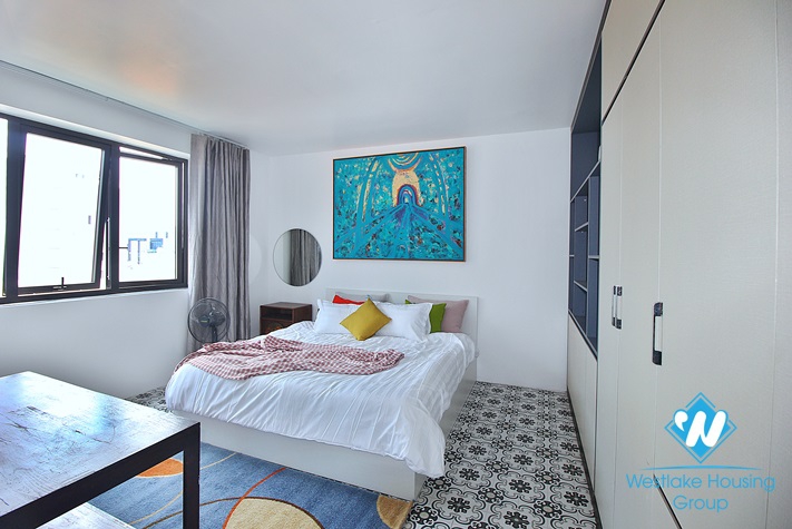 Brand new 1 bedroom with huge balcony for rent in Au Co, Tay Ho