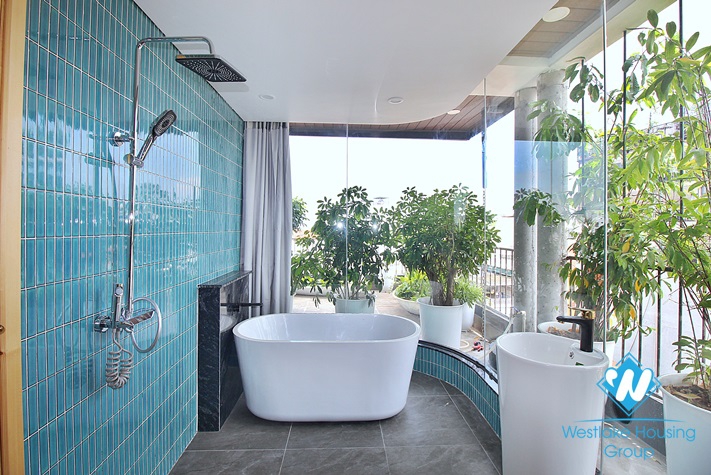 Brand new 1 bedroom with huge balcony for rent in Au Co, Tay Ho