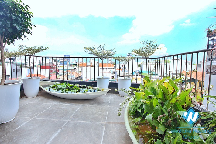 Brand new 1 bedroom with huge balcony for rent in Au Co, Tay Ho