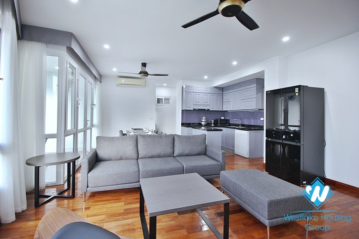 Lake view - Bright and quiet apartment on the 4th floor of service apartment on Quang An st, Tay Ho