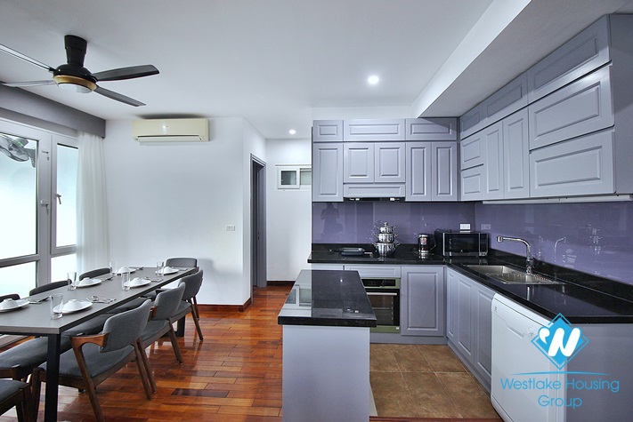 Lake view - Bright and quiet apartment on the 4th floor of service apartment on Quang An st, Tay Ho