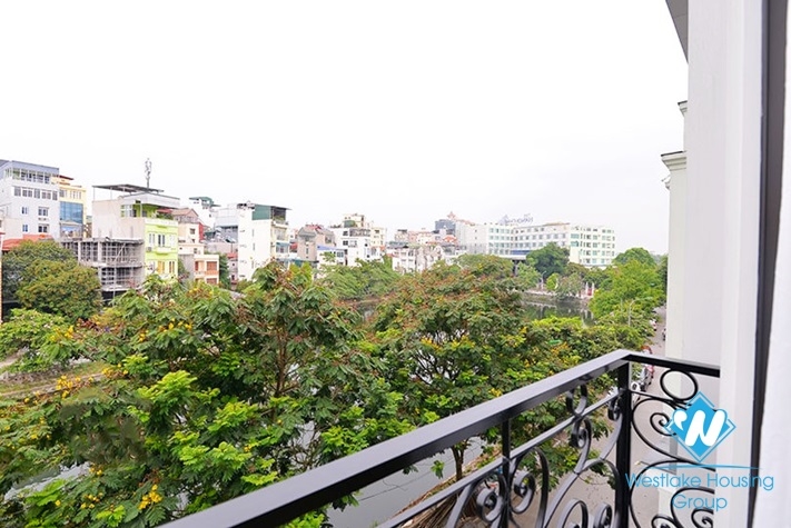 Morden and lake view 2beds apartment for rent in Vu Mien st, Tay Ho