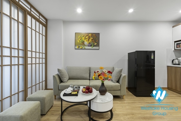 A brand new one bedroom apartment for rent in Duong Buoi st, Ba Dinh district.