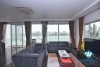 Lake view and bright 3 bedrooms apartment for rent in Quang An st, Tay Ho