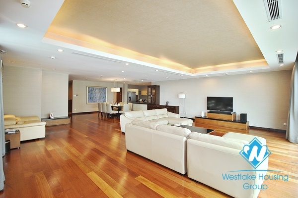 Luxury serviced 4 bedroom apartment for rent in Tay ho