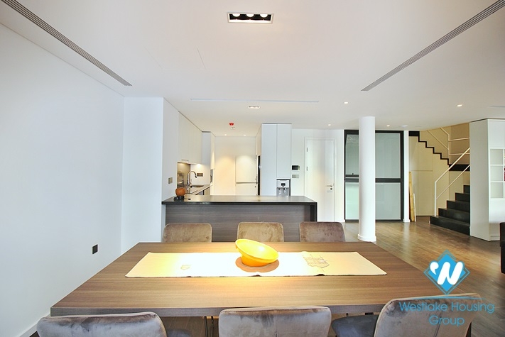 Morden 3 bedrooms duplex apartment for rent in To Ngoc Van st, Tay Ho
