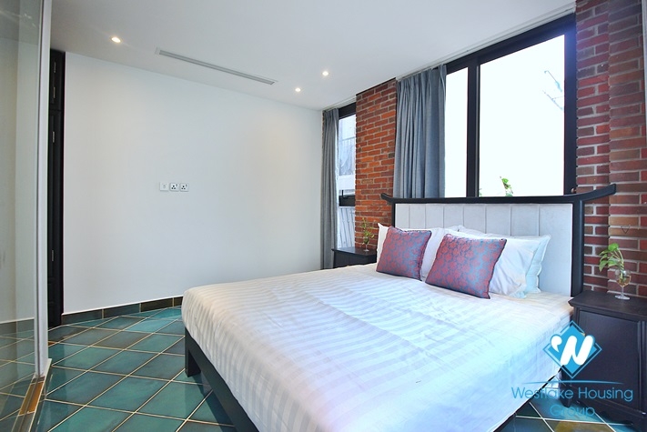 An unique and strange style 4 bedrooms apartment for rent in Dang Thai Mai, Tay Ho