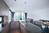 Luxury and lake view 2 bedrooms apartment for rent in Tu Hoa st, Tay Ho