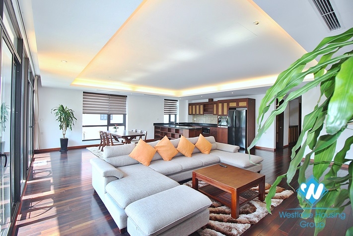 Indochina style apartment for rent in Tu Hoa street, Tay Ho