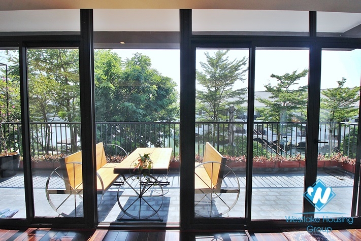 Indochina style apartment for rent in Tu Hoa street, Tay Ho