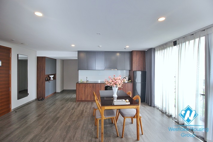 Duplex one bedroom apartment for rent in Pentstudio Tower, Tay Ho area 